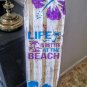 Hanging Wall Surfboard Sign - White - Surf Board - Beach Decor