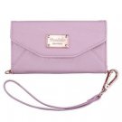 iPhone 6 6s Wallet Case, True Color Premium Leatherette Wristlet Pink New