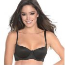 Push Up Bra Caprice Lingerie Underwire Bra Adjustable straps Bra New Black 38 C