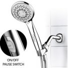 HotelSpa High-Power Spiral 7-Setting Ultra-Luxury Handheld Shower-Head new
