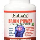 NATTURA BRAIN POWER Memory, Energy and Brain Function Supplement New
