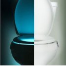 IllumiBowl Toilet Night Light Bathroom Seat Led Sensor Motion Activated 8 Colors
