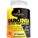 B-Nergetics Pure Garcinia Cambogia Extract 500mg per Serving - 75% HCA Weight
