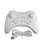 Pro Controller Wireless for Wii U with USB Charge Cable (White)