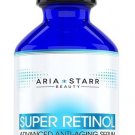 Aria Starr 2.5% Retinol Serum 2 FL OZ With Hyaluronic Acid Vitamin E Aloe New