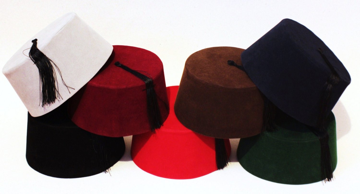 Fez Fes Turkish Ottoman Hat Tarboosh Ottoman Wear Bordaux C FREE SHIPPING 