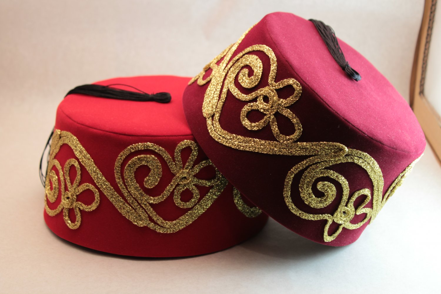 Genuine Fez Fes Authentic Turkish Ottoman Hat Tarboosh Ottoman Wear