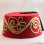 Genuine Fez Fes Authentic Turkish Ottoman Hat Tarboosh Ottoman Wear