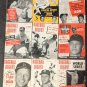 Lot 9 Issues Vintage 1957 Baseball Digest Magazine, Complete Year. Nice!