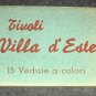 Vintage 1930's Tivoli,Italy,Villa d'Este Museum Foldout Postcards,Tourist Guide