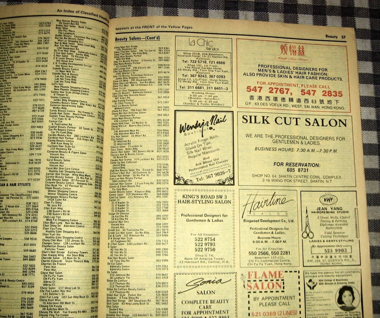 Hong Kong Buying Guide,1990,Yellow Pages,Chinese & English,GTE Very Rare