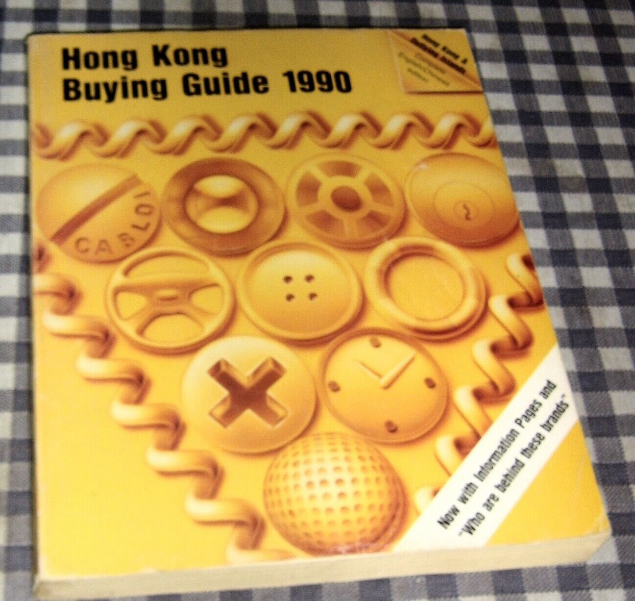 Hong Kong Buying Guide,1990,Yellow Pages,Chinese & English,GTE Very Rare