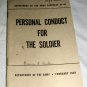 Vintage 1949 Department Army,Pamphlet 21-41,Personal Conduct for the Soldier