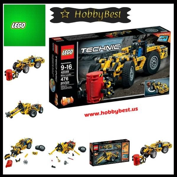 Build And Play LEGO Technic Mine Loader 42049 Remote Control Vehicle Toy 2-1-0ne