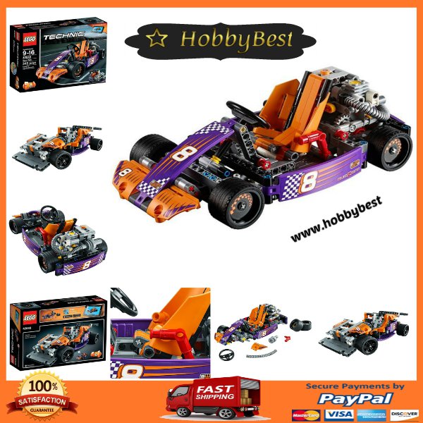 Best Toy LEGO Technic Authentic Replica Race Kart 345pcs Building Kit
