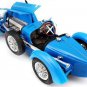 1934 Bugatti Type 59 Blue Race Car Bburago Model 1/18 Scale Diecast Vehicle