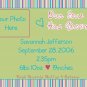 Birth Announcement Sample 2