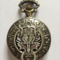 Personalized Quartz Bronze Wolf Pocket Watch Necklace 12 Constellations Steam Punk