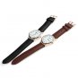 Menâs Luxury Leather Band White Case Dress Style Watch Jewelry Cool Watch Unique Watch #05002202