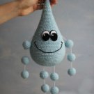 Crochet drop stuffed toy handmade knitted toy hanging baby toy bed toys