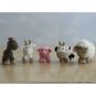 amigurumi crochet farm animals set toys for toddlers pretend play activities