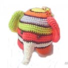 Crochet stuffed animals elephant handmade small cuddly toys organic cotton yarns