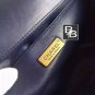NEW Authentic Chanel Le Boy Medium Size Black Flap Bag with GoldBronze Hardware NIB