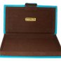 Sheffield Home Inspire Turquoise color leather misc storage box by Sheffield Home