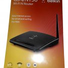 Belkin G54/N150 Wi-Fi N Router +Open Box (Like New!)