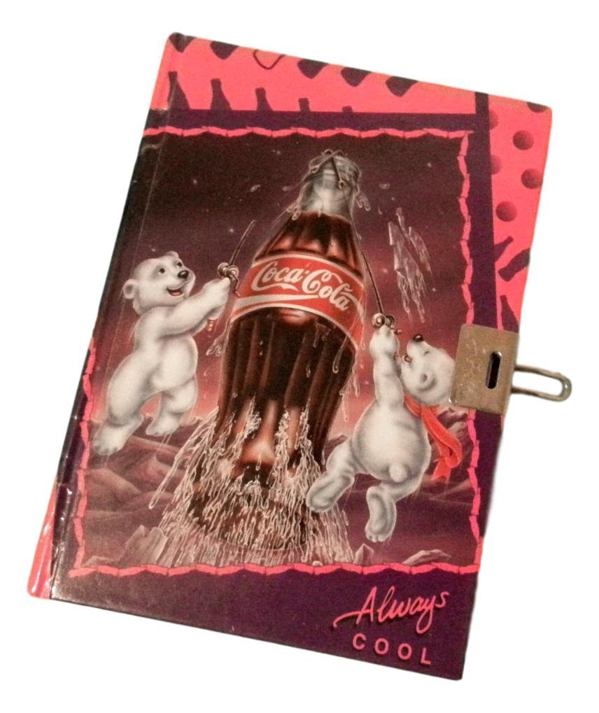 Vintage Coca Cola Polar Bears  Diary- 1996 Coca Cola Diary