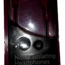 POLAROID Noise Isolating Headphones PHP780 - Purple and Black (New)