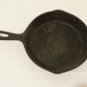 6.5 "Cast Iron Skillet with Handle Single Serving Camp Fish Hunt (Used)