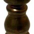 Unpolished Bronze/Metal Big Heavy Candle Holder (Used)