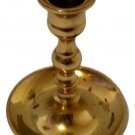 Unpolished Brass/Bronze Metal Candle Holder (Used)
