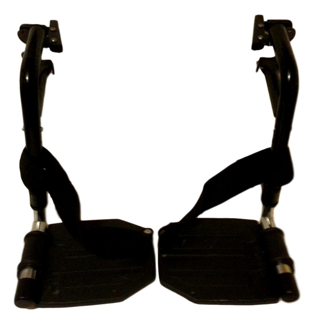 2 WheelChair Footrest with Heel Loops (Used)