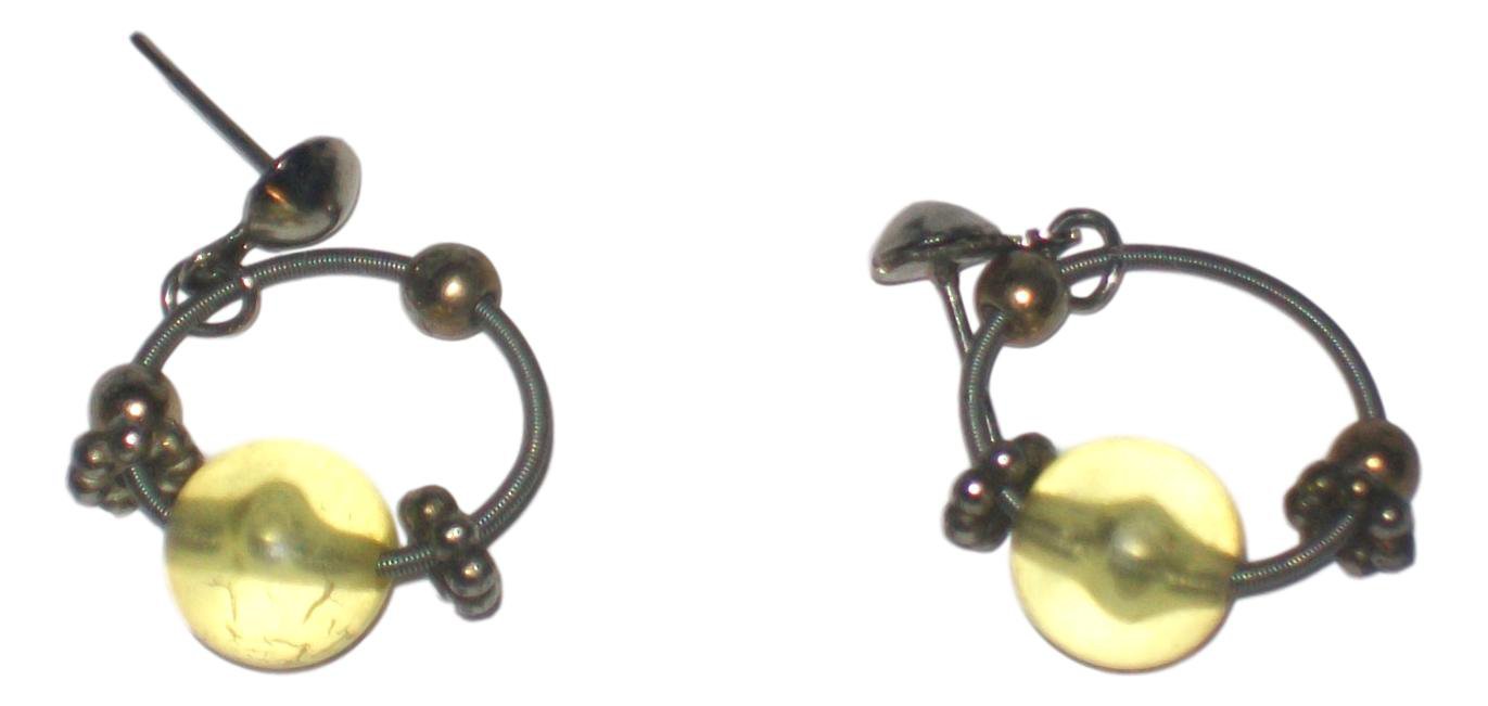 Vintage Beaded Ear Rings A11
