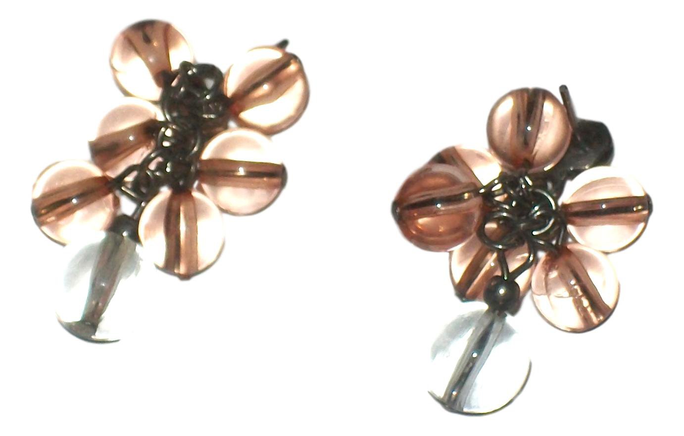 Lyte Pink Buds On links Earrings A9