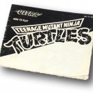 Teenage Mutant Ninja Turtles Manual for NES 1989 by Ultra