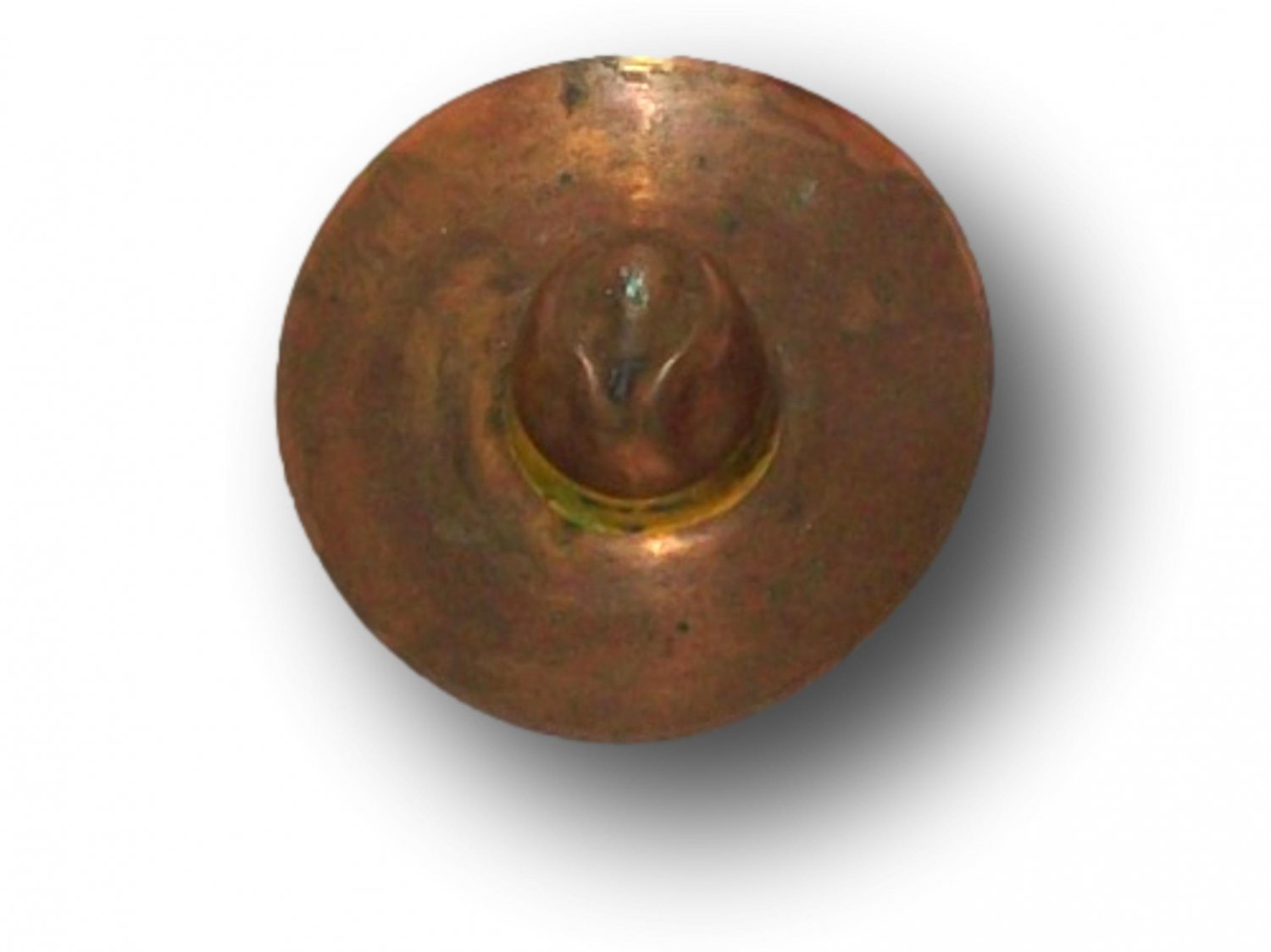Copper Cowboy Wide Brim Hat Home or Office Decore