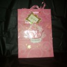 Pink Cup Cake Art Gift Bag With Pink Ribbon Handles
