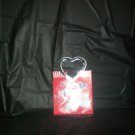 Sliver Colored Heart Shape Handles Gift Bags
