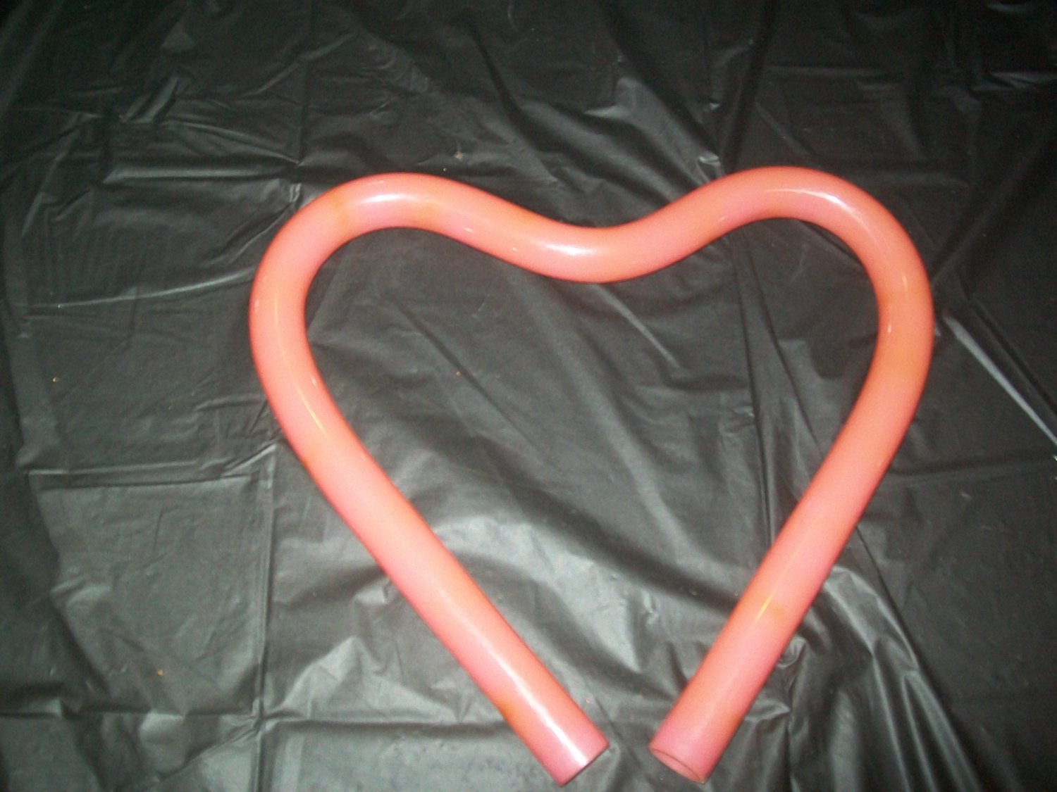 Pink Plastic Valentine Heart-Shaped Tube
