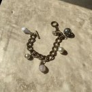 Junk Jewelry - Loop Chain Charm Bracelet