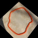 Junk Jewelry -  Orange Beads Necklace
