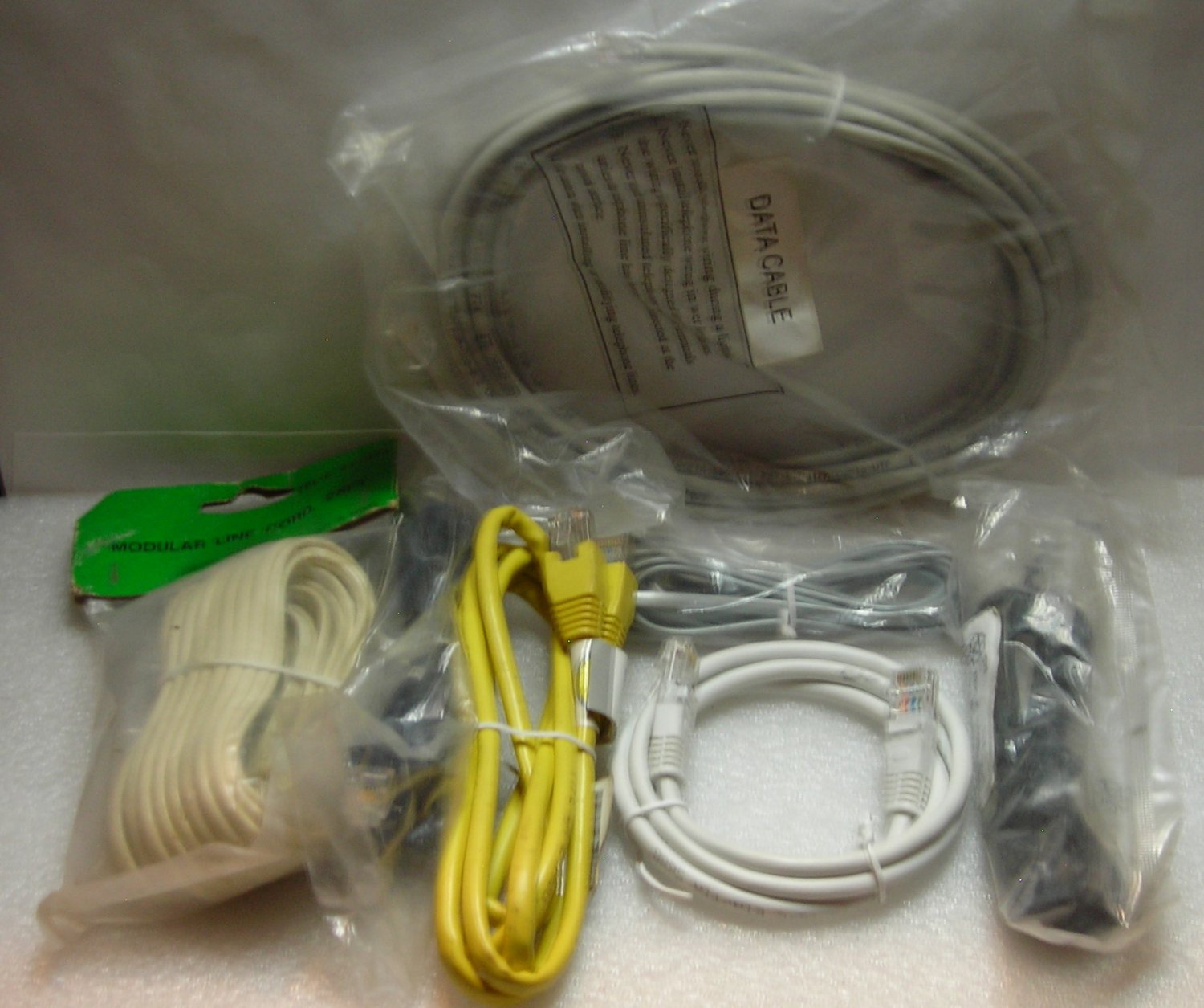 Data, Internet and Phone Cables Unused and New Mixed Lot of 6