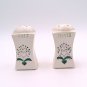 2 Big White Vintage Salt & Pepper Shaker - 1960's with Free, Fast Shipping!