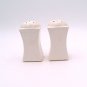2  Big  White  Vintage Salt & Pepper Shaker - 1960's with Free, Fast Shipping!
