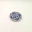 Vintage 1960s China Saucer 5.5" Blue Abstract Art Tea Cup Plate Chipped Vintage 1960s China Saucer 5.5" Blue Abstract Art Tea Cup Plate Chipped