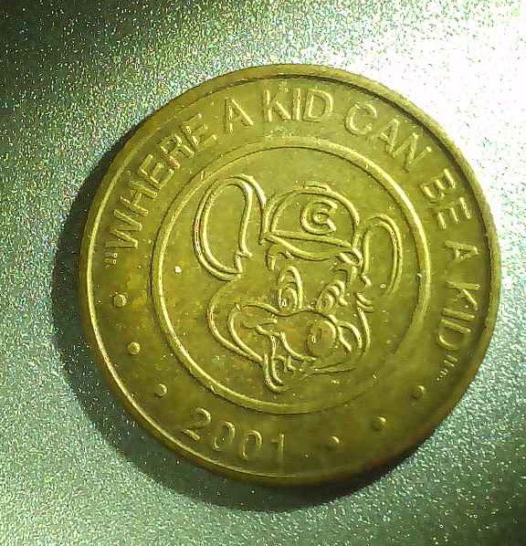 Chuck E Cheese 2001 Chess Token - Limited Edition Arcade Game Token (20 years+)