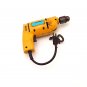 Forest City 3/8" inch Electric Drill Mustered Yellow w Tightening Wrench Vintage